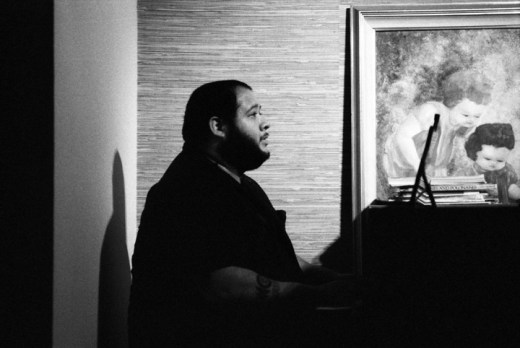 Tony Martinez on piano image by Keena Gonzalez